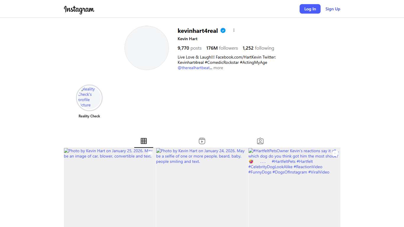 Kevin Hart (@kevinhart4real) • Instagram photos and videos