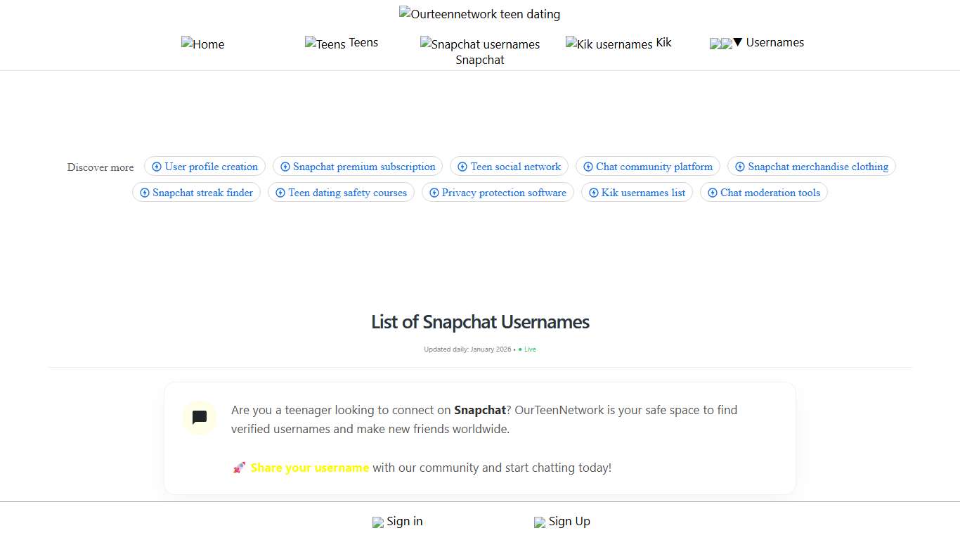 36385 Active Snapchat Usernames (2026 List)
